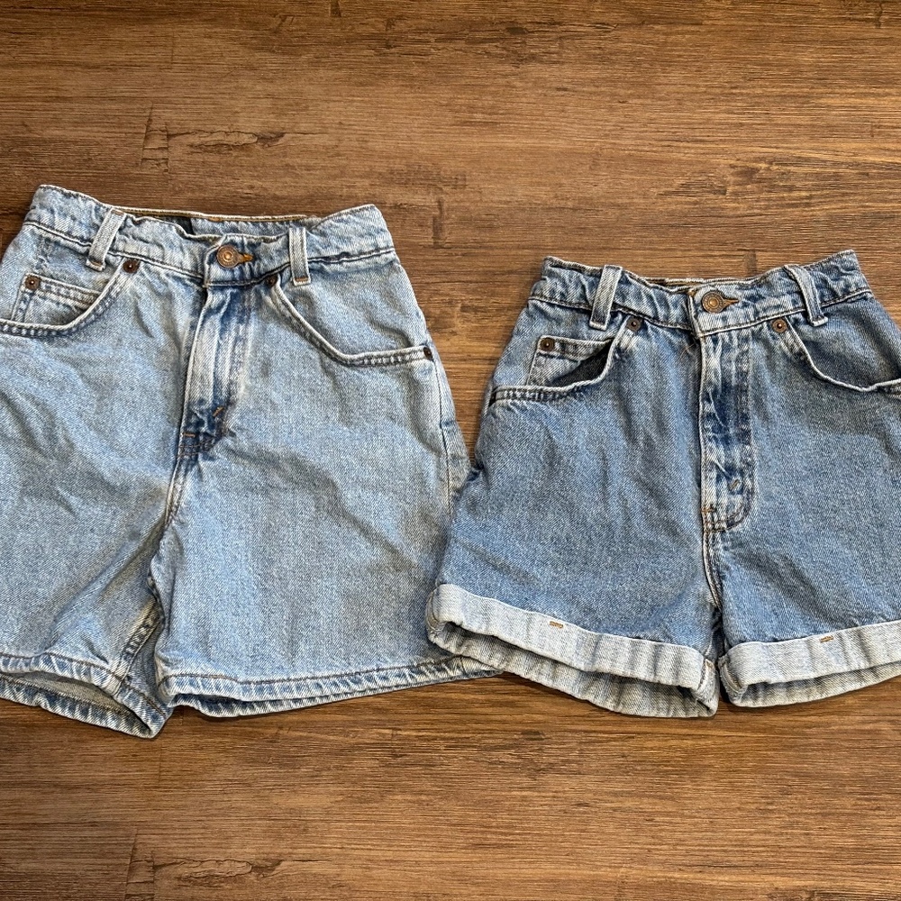 Vintage orange tag Levi short bundle